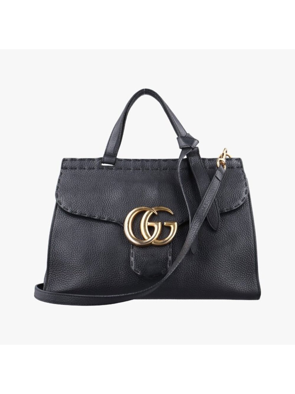 Gucci GG Marmont Black Leather